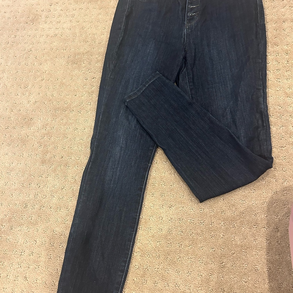 Judy Blue: Dark Blue Denim Jeans